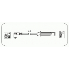 RVS16 JANMOR Комплект проводов зажигания