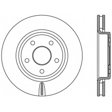 BDR2445.20 OPEN PARTS Тормозной диск