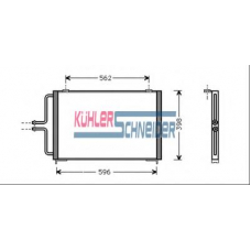 0914001 KUHLER SCHNEIDER Конденсатор, кондиционер