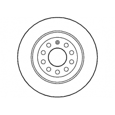NBD1381 NATIONAL Тормозной диск