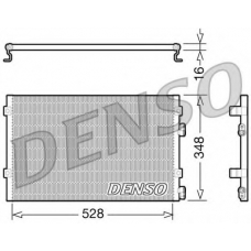 DCN06004 DENSO Конденсатор, кондиционер