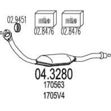 04.3280 MTS Катализатор