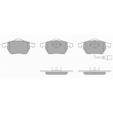 581.7 SIMER Комплект тормозных колодок, дисковый тормоз