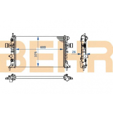 2107996 BEHR Radiator