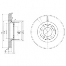 BG3682 DELPHI Тормозной диск