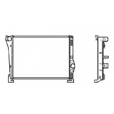 53615 NRF Радиатор, охлаждение двигателя
