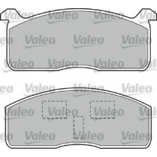 598614 VALEO Комплект тормозных колодок, дисковый тормоз