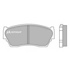 LVXL713 MOTAQUIP Комплект тормозных колодок, дисковый тормоз