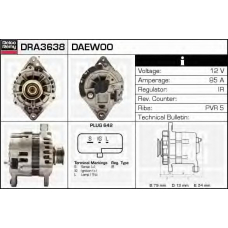 DRA3638 DELCO REMY Генератор