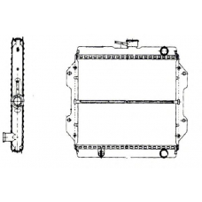 2110893 BEHR Radiator