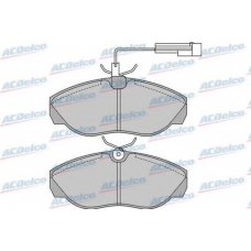 AC058964D AC Delco Комплект тормозных колодок, дисковый тормоз