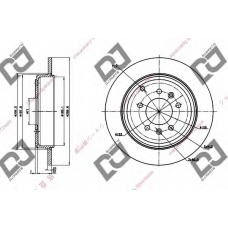 BD1315 DJ PARTS Тормозной диск