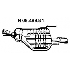 08.499.81 EBERSPACHER Глушитель выхлопных газов конечный