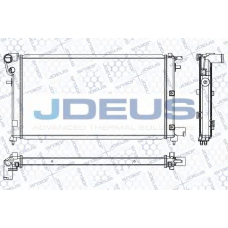 RA0210261 JDEUS Радиатор, охлаждение двигателя