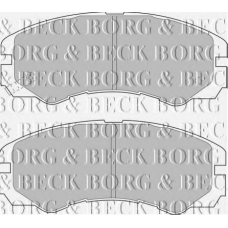 BBP1485 BORG & BECK Комплект тормозных колодок, дисковый тормоз