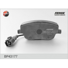 BP43177 FENOX Комплект тормозных колодок, дисковый тормоз