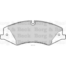 BBP2306 BORG & BECK Комплект тормозных колодок, дисковый тормоз