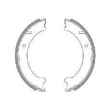 33969 SPIDAN Комплект тормозных колодок, стояночная тормозная с