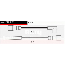 DRL231 DELCO REMY Комплект проводов зажигания