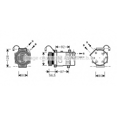 CNK207 Prasco Компрессор, кондиционер