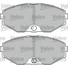 598912 VALEO Комплект тормозных колодок, дисковый тормоз