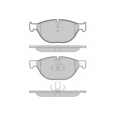 12-1451 E.T.F. Комплект тормозных колодок, дисковый тормоз