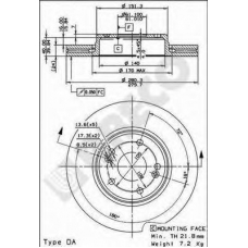 BS 8451 BRECO Тормозной диск