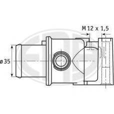 350001 ERA Термостат, охлаждающая жидкость