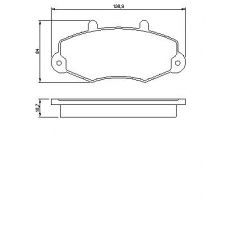 0 986 460 963 BOSCH Комплект тормозных колодок, дисковый тормоз