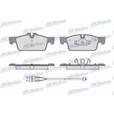 AC0581626AD AC Delco Комплект тормозных колодок, дисковый тормоз