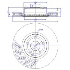 142.1437 CAR Тормозной диск