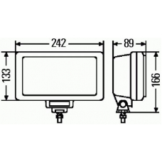 1NE 006 300-058 HELLA Противотуманная фара