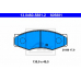 13.0460-5881.2 ATE Комплект тормозных колодок, дисковый тормоз