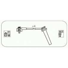 FS21 JANMOR Комплект проводов зажигания