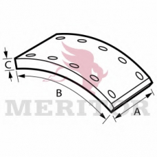 MBLK2190 MERITOR Комплект тормозных башмаков, барабанные тормоза