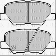 BBP2410 BORG & BECK Комплект тормозных колодок, дисковый тормоз
