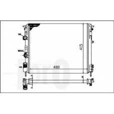 042-017-0006 LORO Радиатор, охлаждение двигателя