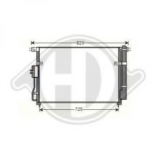 8658100 DIEDERICHS Конденсатор, кондиционер