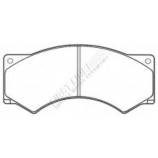 FBP1175 FIRST LINE Комплект тормозных колодок, дисковый тормоз