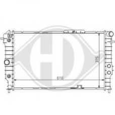 8125168 DIEDERICHS Радиатор, охлаждение двигателя