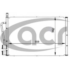 300066 ACR Конденсатор, кондиционер