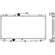 2462-1001 SAKURA  Automotive Радиатор, охлаждение двигателя