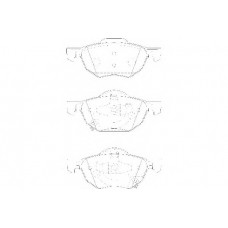 WBP23719A WAGNER LOCKHEED Комплект тормозных колодок, дисковый тормоз