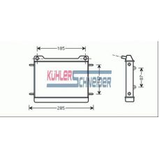 0300781 KUHLER SCHNEIDER Радиатор, охлаждение двигател