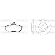 87313.00 WOKING Комплект тормозов, дисковый тормозной механизм