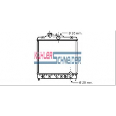 0100171 KUHLER SCHNEIDER Радиатор, охлаждение двигател