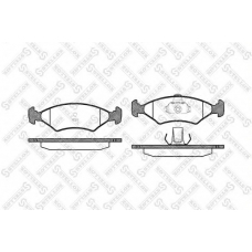 130 000-SX STELLOX Комплект тормозных колодок, дисковый тормоз
