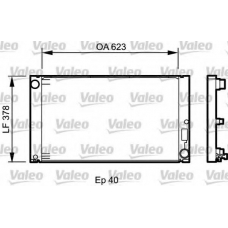 735034 VALEO Радиатор, охлаждение двигателя