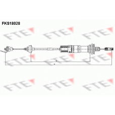 FKS18028 FTE Трос, управление сцеплением