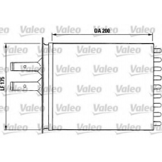 812081 VALEO Теплообменник, отопление салона